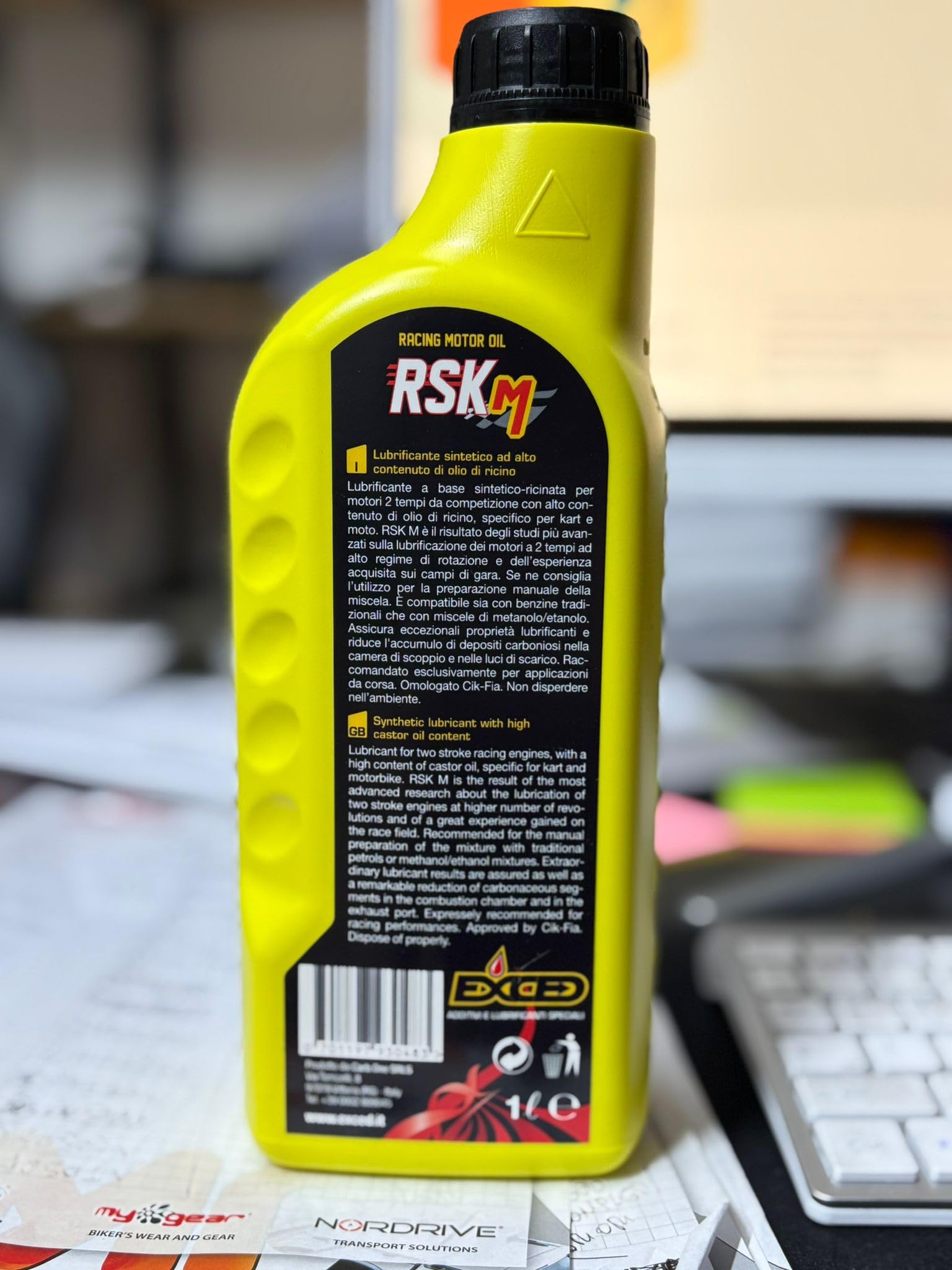 OLIO MISCELA 2T EXCED RSK M - ROSSO