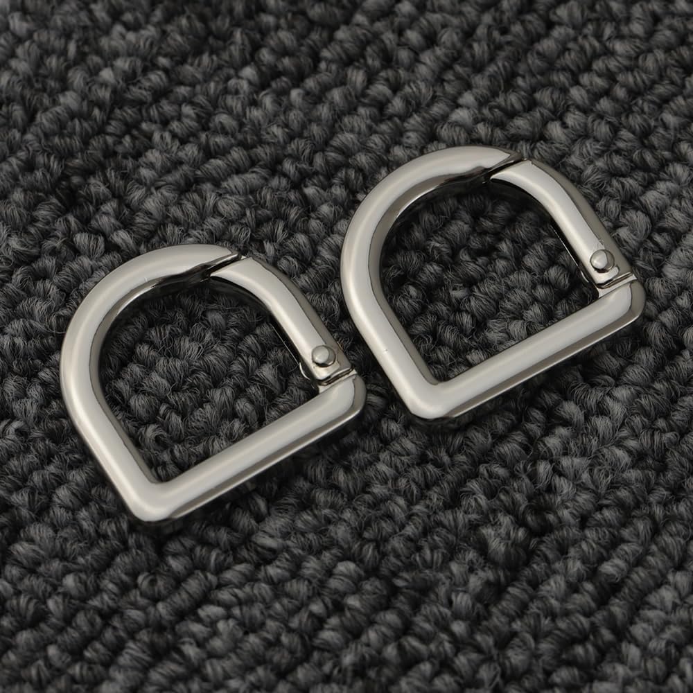 Amazon.com: 2pcs Semicircle Metal Spring Key Ring, Spring Snap