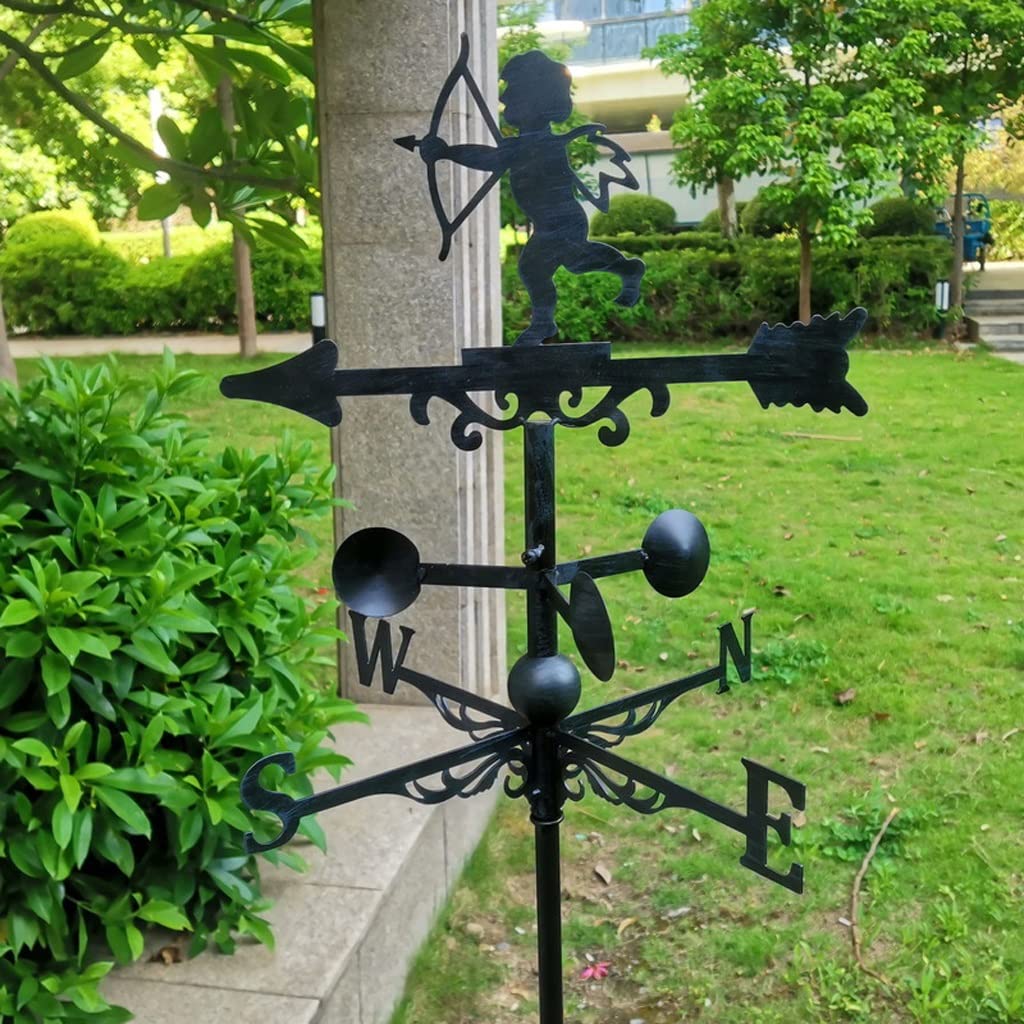 Girouette De Jardin En Métal - Chasse Et Chien - Déco Extérieure 35x26cm
