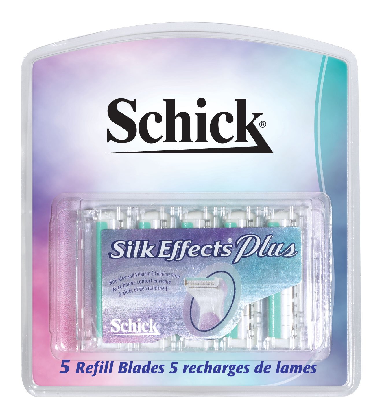 Schick Wkład do maszynki do golenia Silk Effects Plus, 5 sztuk (2 sztuki)