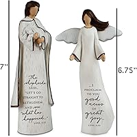 Vista 5 de Lighthouse Christian Products A Savior is Born - Juego de 9 piezas de 7.25 pulgadas de resina escrita para Navidad