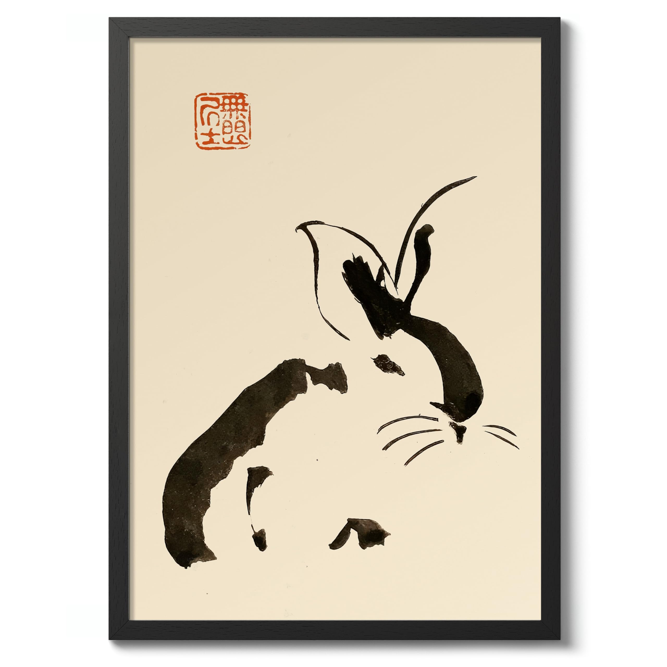 Matsumoto Hoji Sad Frog Poster, Japansese Art Woodblock Ukiyo-e Print, Framed Japanese Wall Art, Archival Matte, A4 (Print Only) - 29.7x21cm — view 41