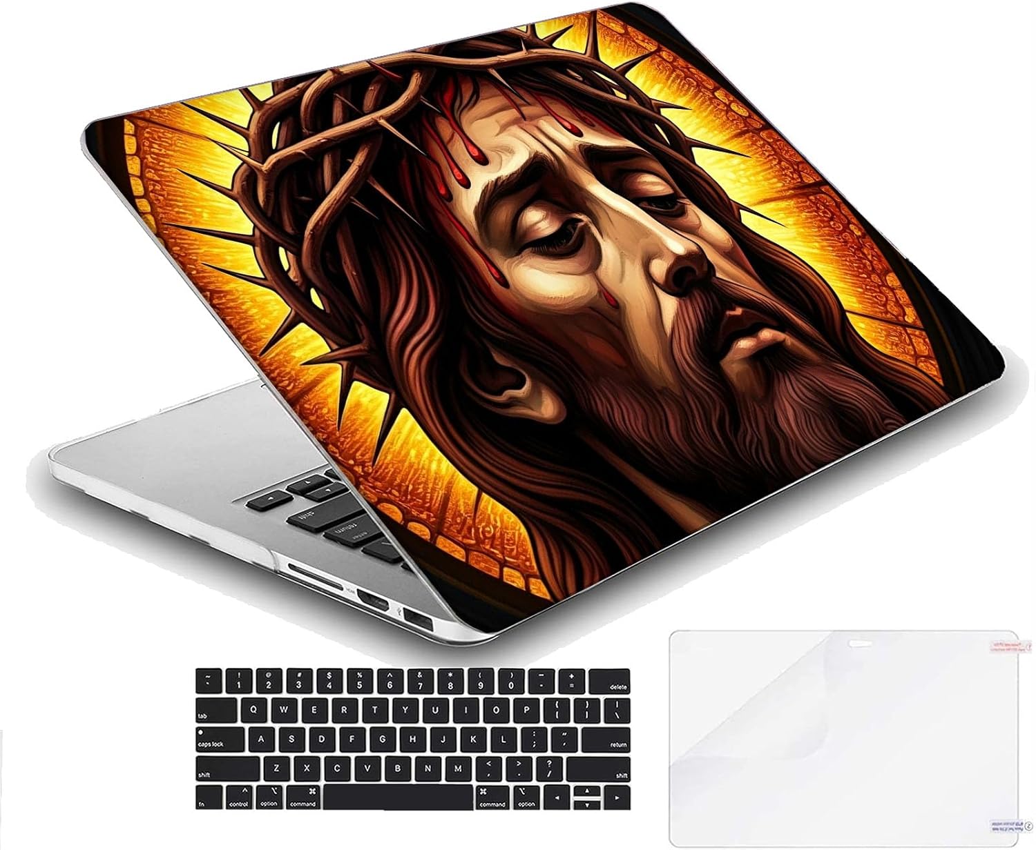 Compatible with MacBook Neo 13-inch, Hard Shell Case with Keyboard Cover and Screen Protector (A3404 A18 Pro chip, 2026 Release) - Christ MC22993