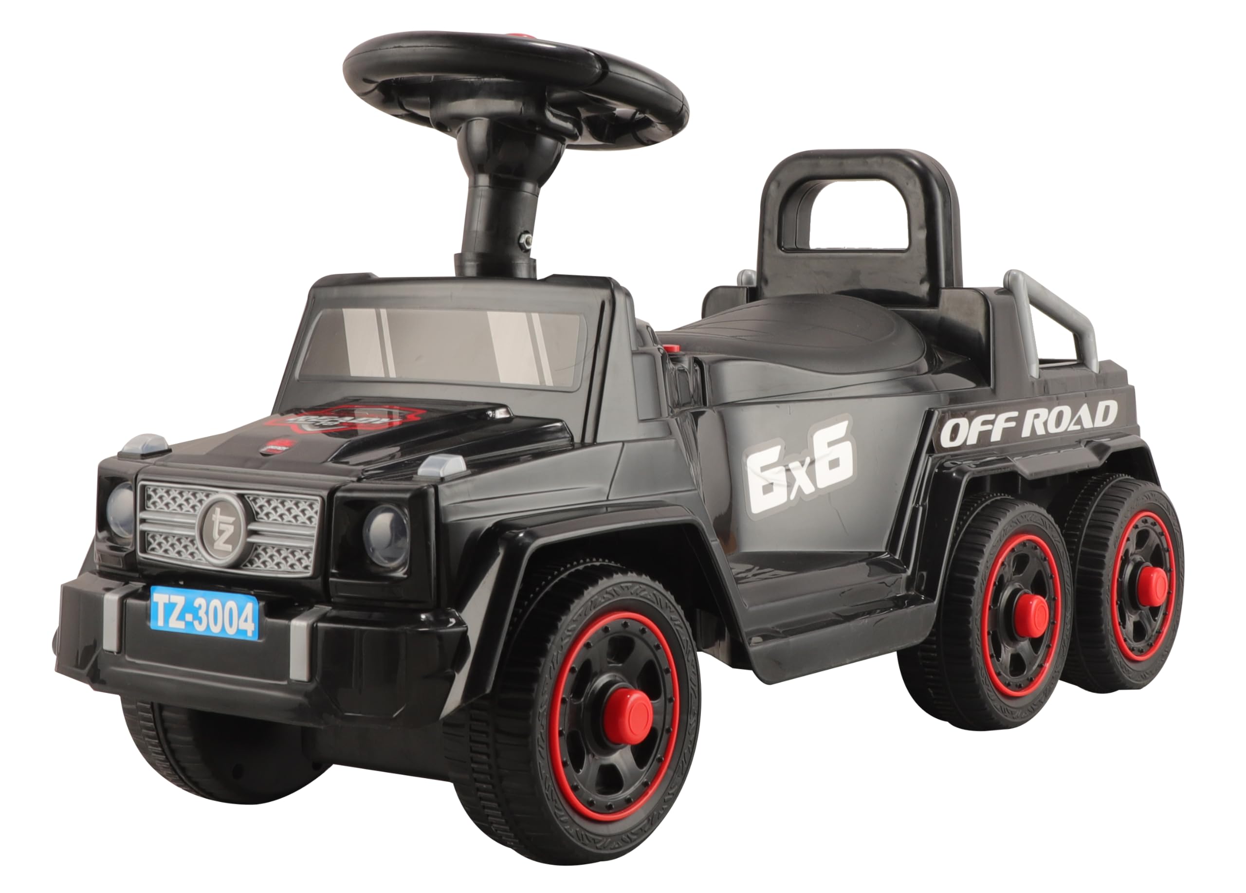 JoyRide 6 * 6 Offroad Sports Car Kids CAR Ride On Foot to Floor Sliding Car, Steering Wheel, Music, Backrest, Storage and Headlights Toy Car for Boys&Girls 18 Months to 3 Years (Black) (B0D9D779KS) Amazon Price History, Amazon Price Tracker