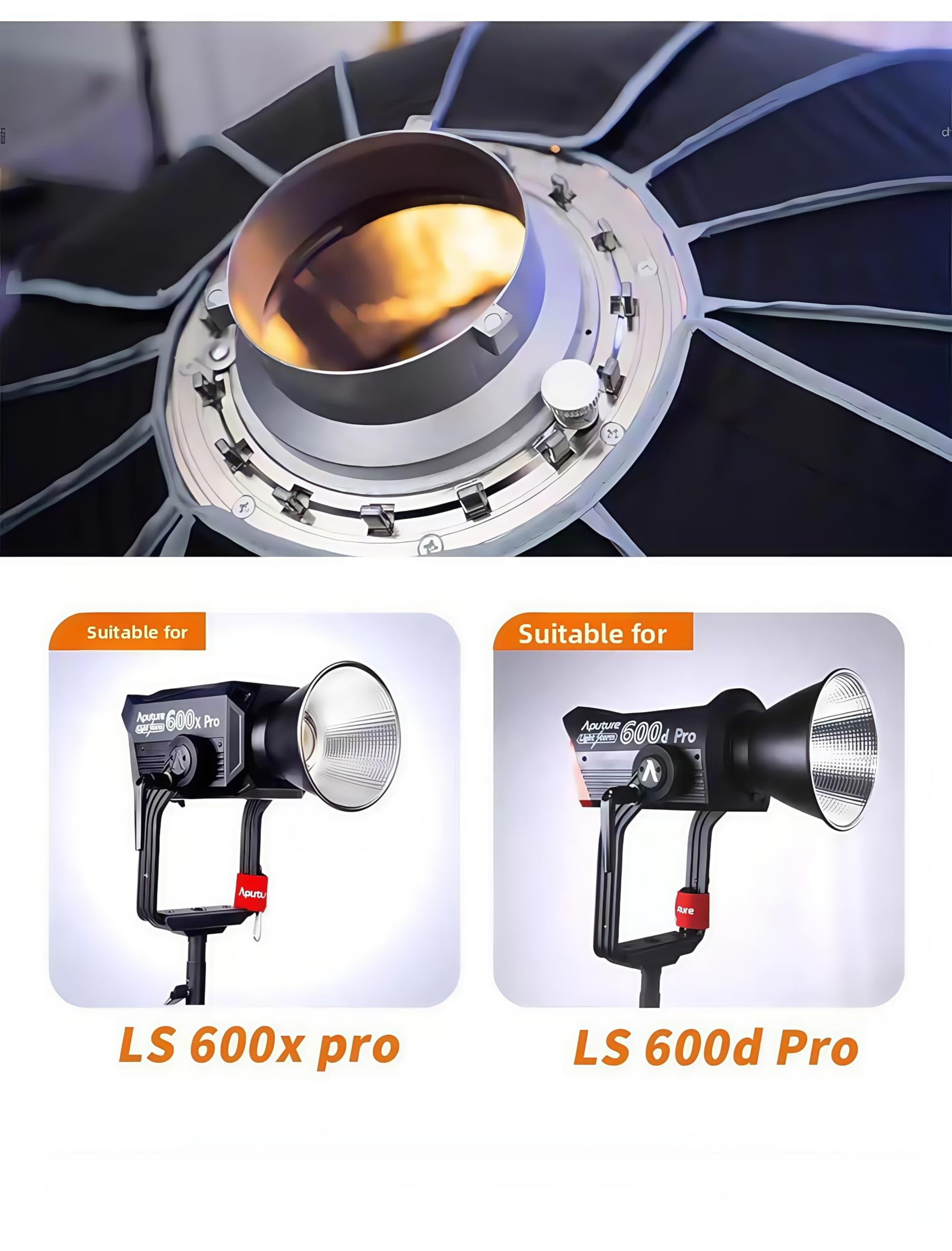 Amazon.com : Aputure Light Dome 150 Quick-Release 5' Softbox with