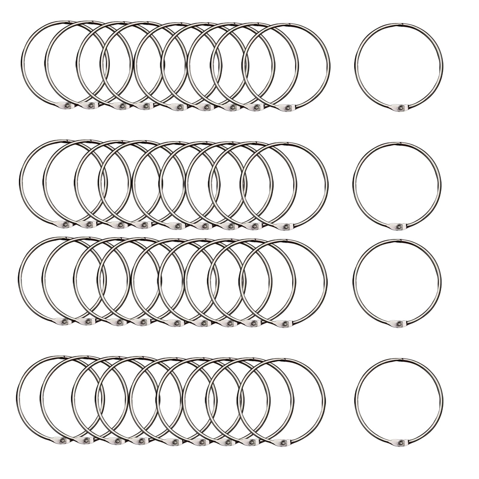 Anneaux de reliure métalliques 51mm : réparez et reliez vos livres