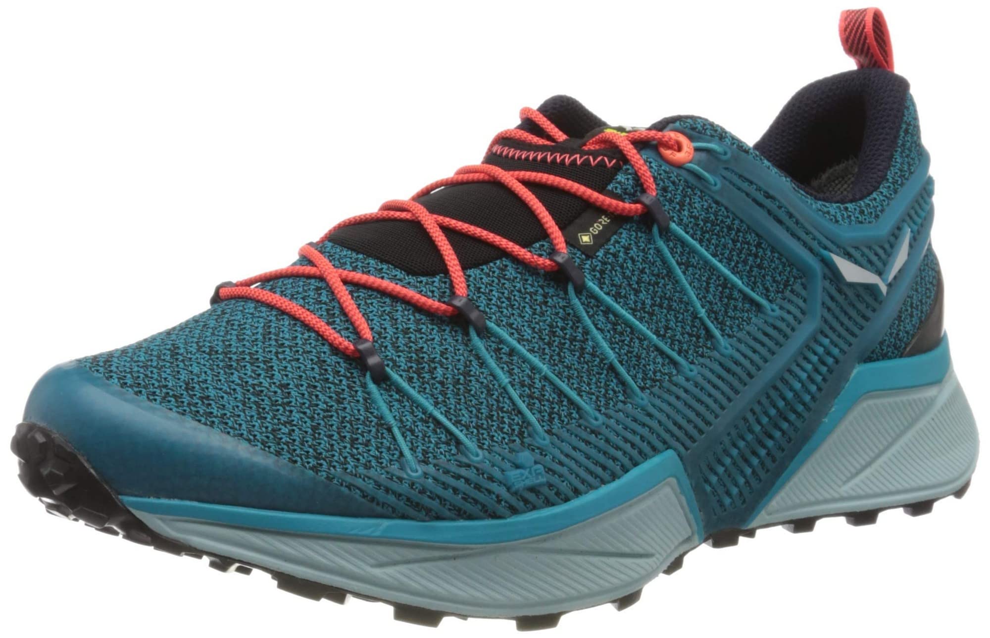 Salewa Women's Dropline GTX Hiking Shoe - Comfortable, Waterproof Gore-Tex Trail Shoe - Ocean/Canal Blue - 8