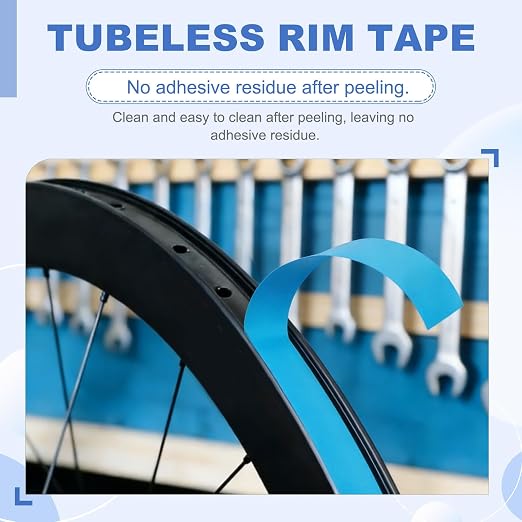 Cinta para llanta tubeless 32mm x 10m Azul miniatura 4