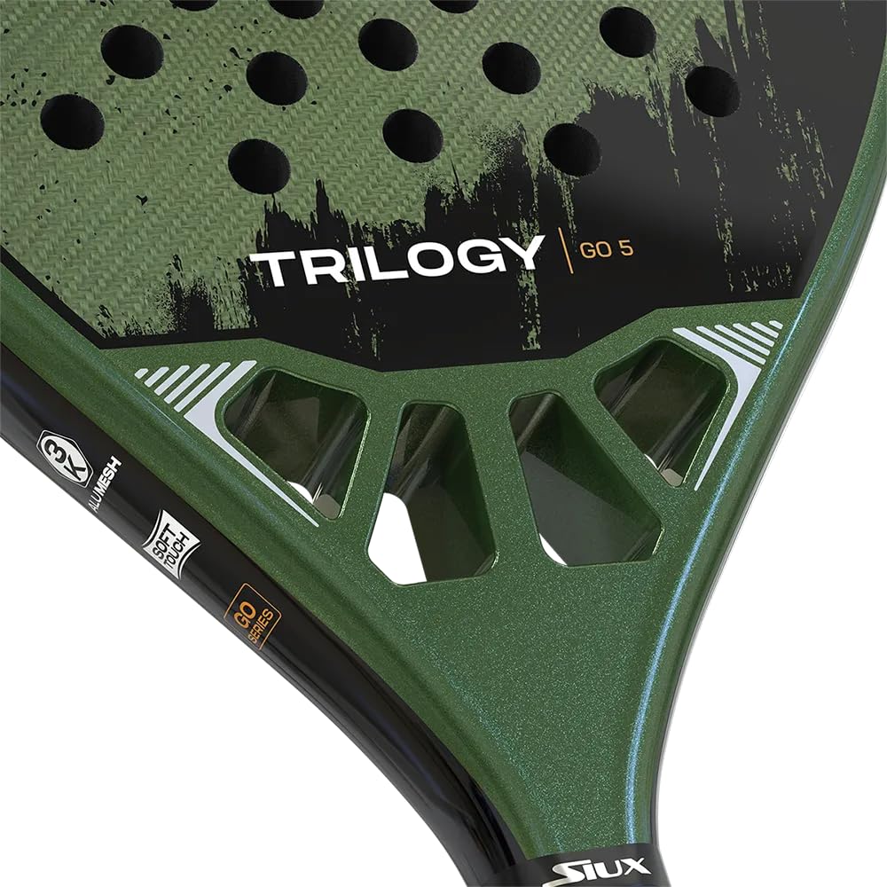 Siux – Padel-Schläger Trilogy Go 5, mittleres Spielniveau, runde Form – volle Kontrolle