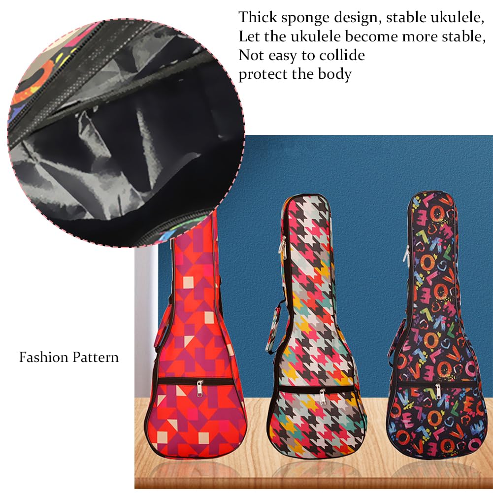 Winzz Ukulélé Concert 23 Pouces, Ukulélé Adulte Débutant Set avec Ukulélé Capoda
