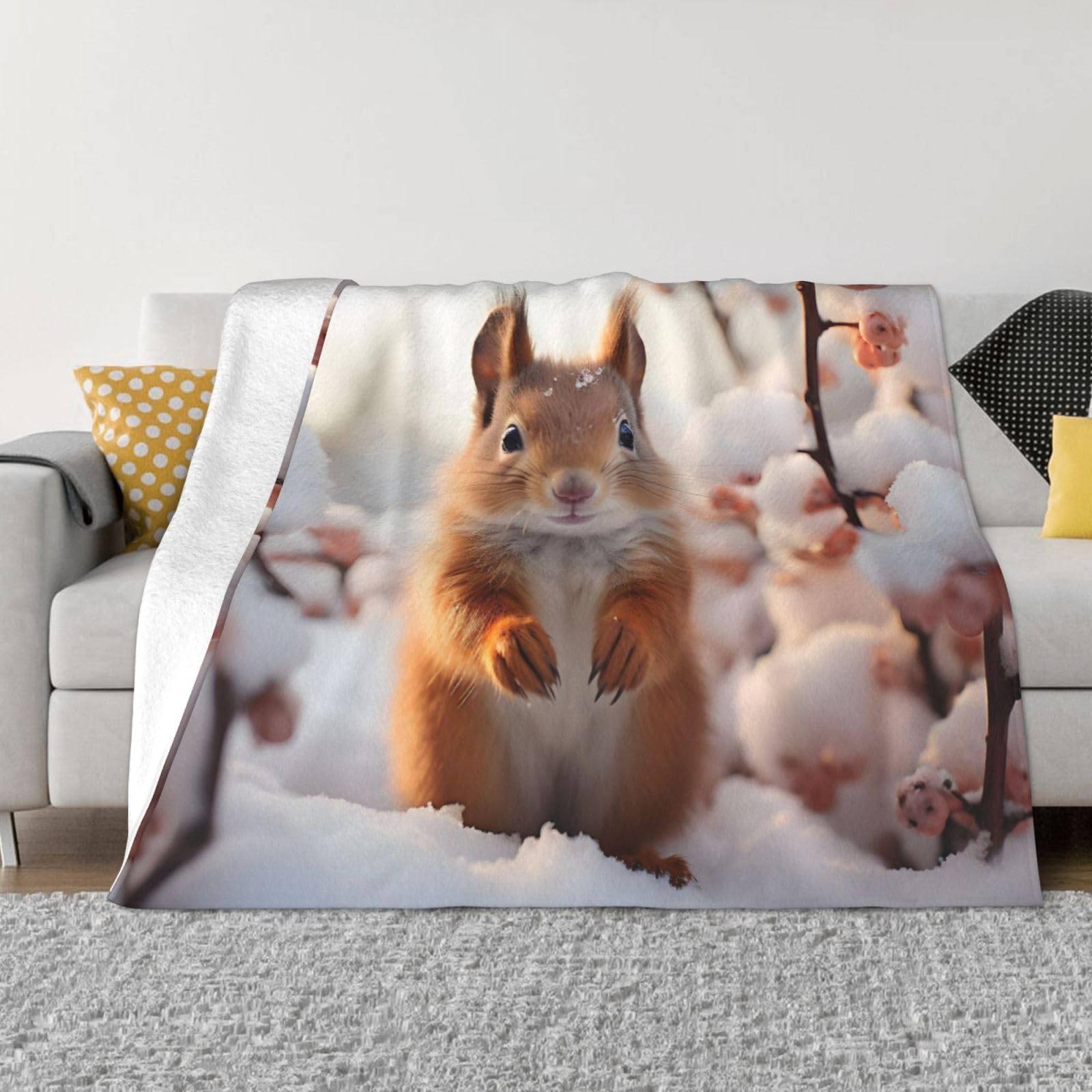 Couverture d'hiver en polaire chaude Mexpekil flanelle pour lit et canapé