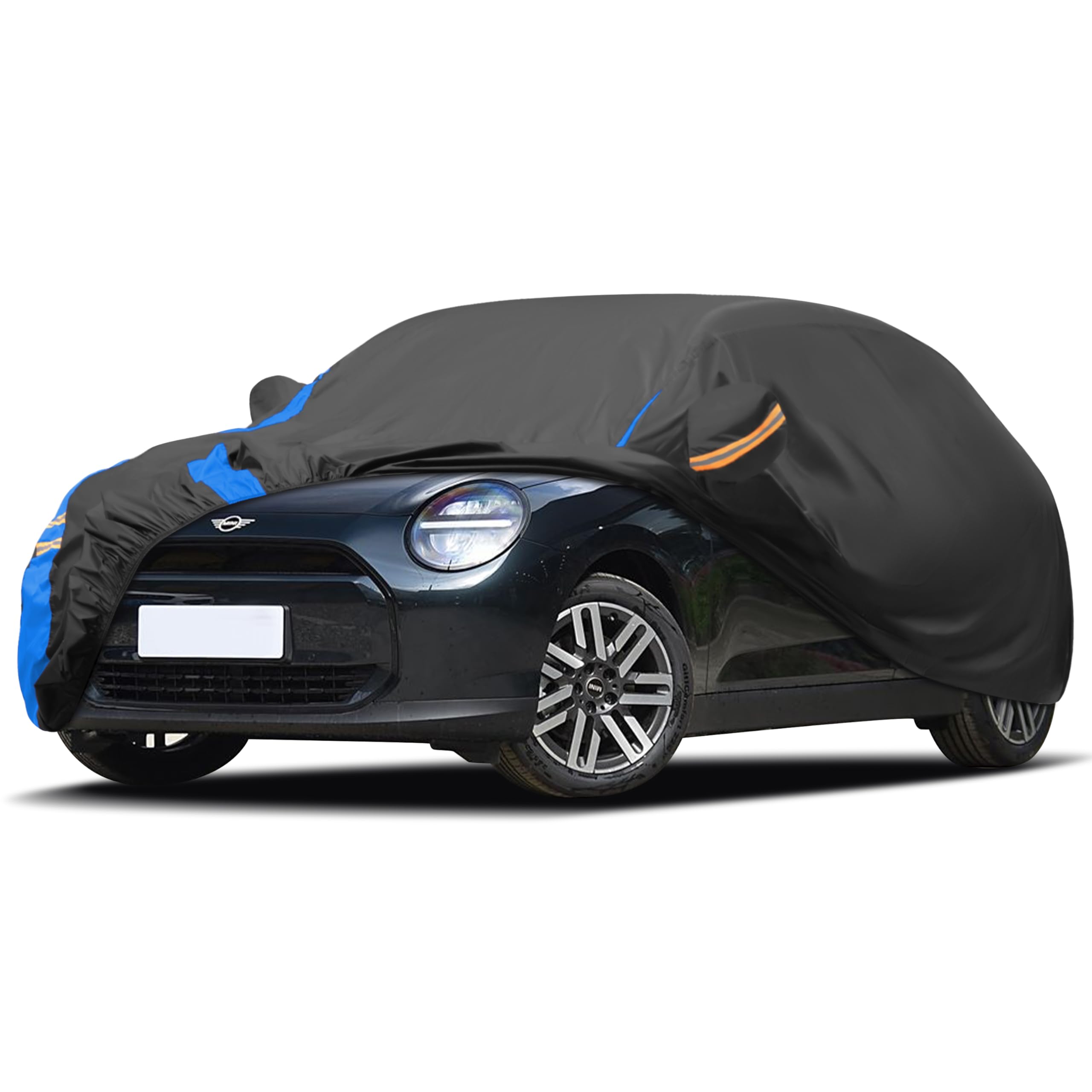Autoabdeckung Wasserdicht Auto Abdeckplane,Autohülle Autoplane Winter & Sommer für Garage Staubdich Schutz vor Regen, Sonne und Staub mit Aufbewahrungstasche