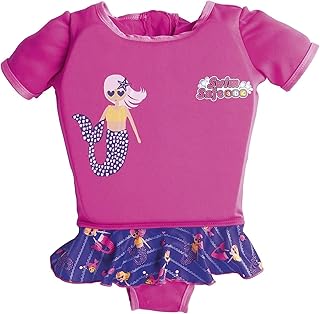 Bestway Swim Safe Unisex Flotation Foam Trainer Suit, 27 Pink/26 Blue