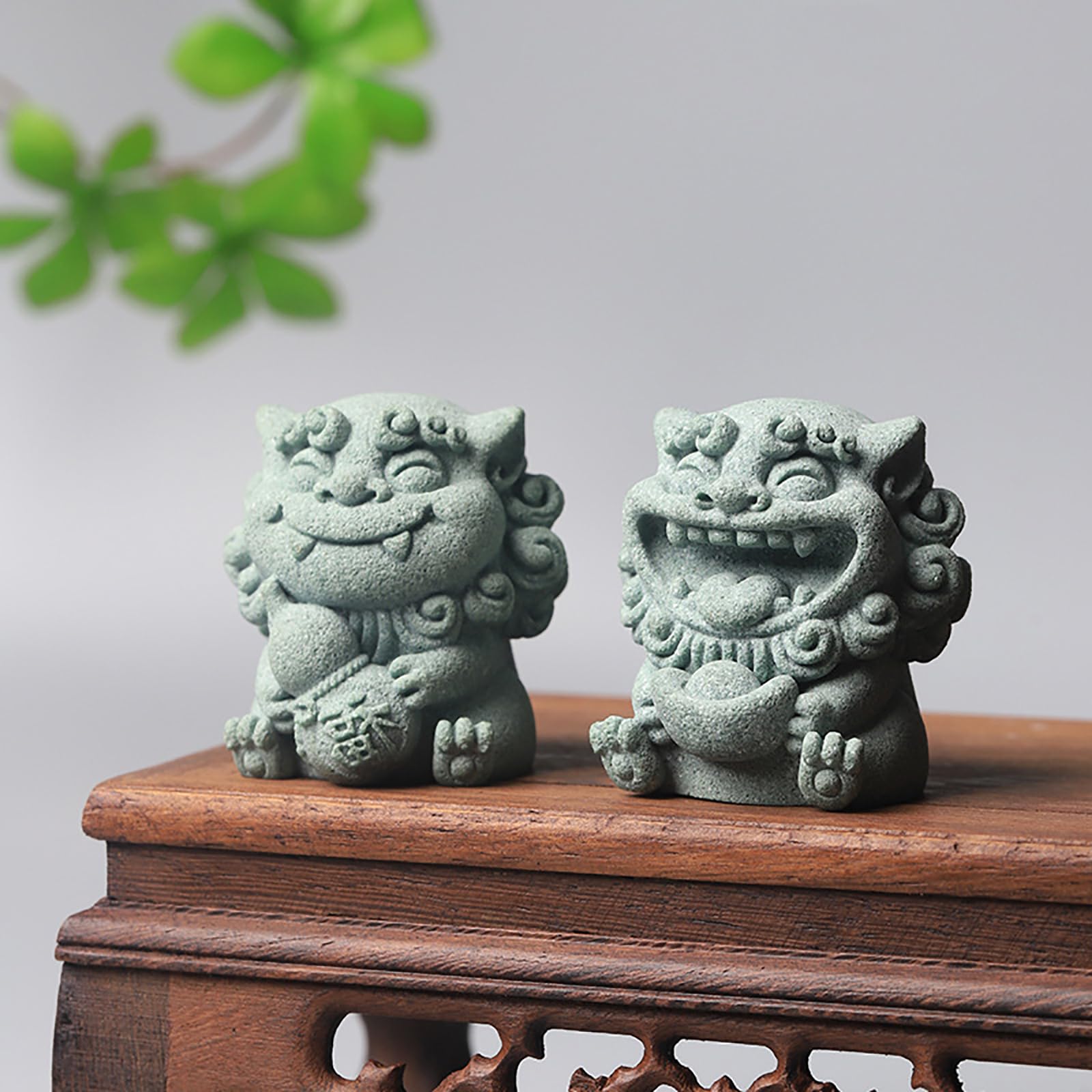 Yahoo!オークション -「唐獅子置物」の落札相場・落札価格 石製 獅子像