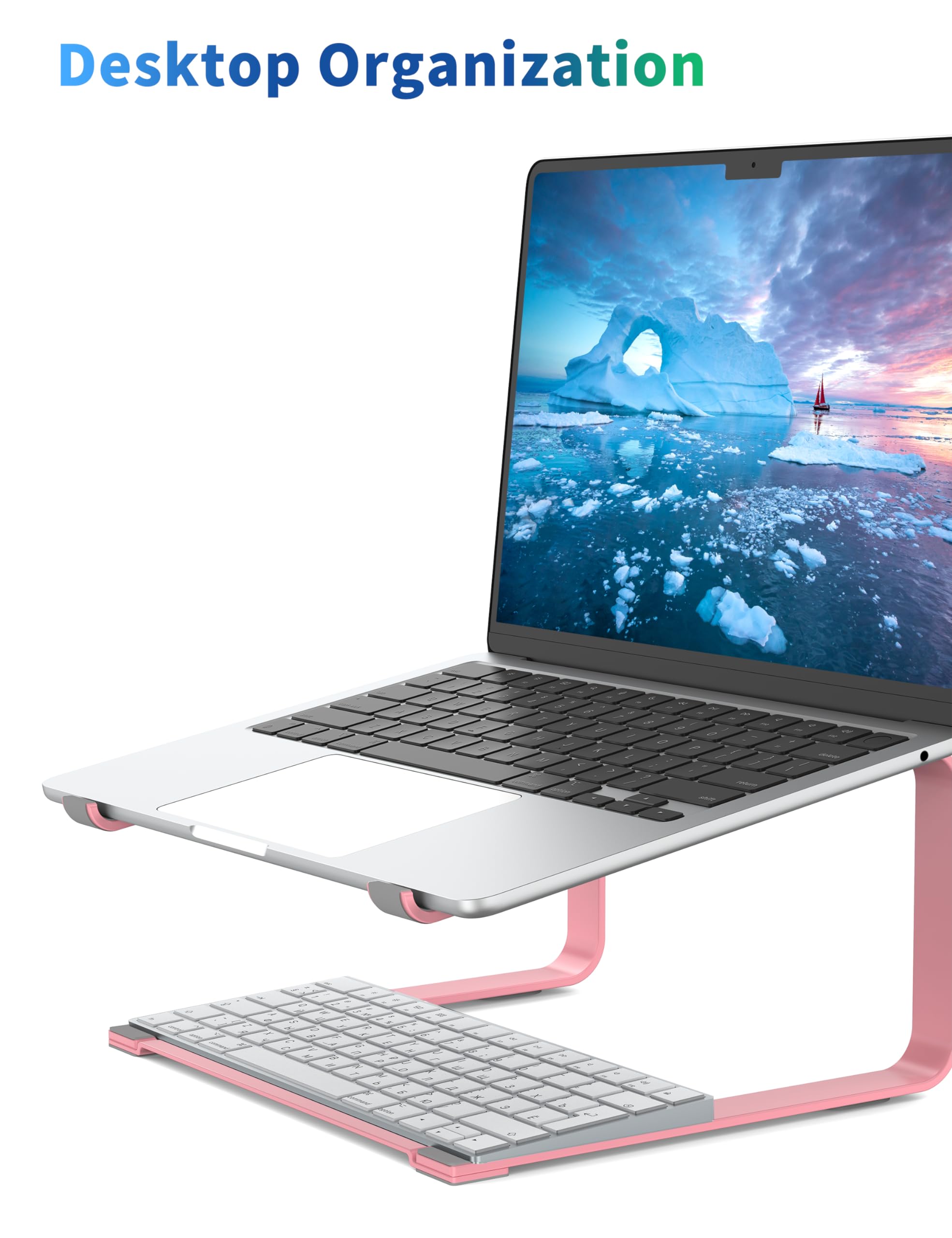 SOUNDANCE Laptop Ständer Aus Metall - Ergonomischer Notebook Halter Für 12-17,3 Zoll