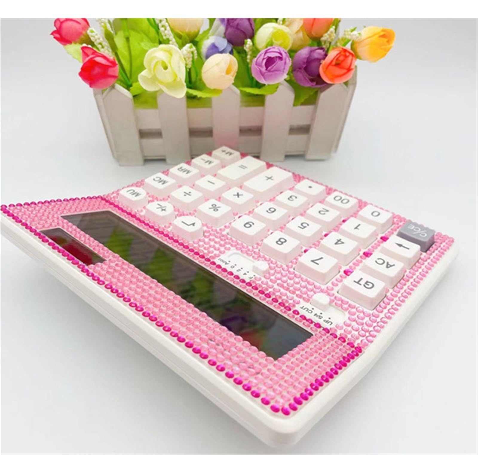 Calculatrice Calculatrice De Bureau Multifonctionnelle avec Écran LED À 12 Chiffres for Une Utilisation Domicile Ou Au Bureau Office