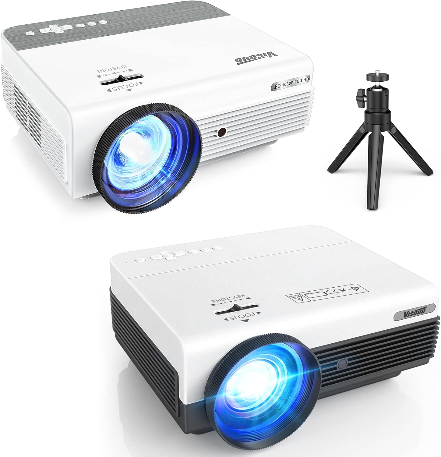 Native 1080P WiFi and Bluetooth Projector & 5G Projector : Electronics