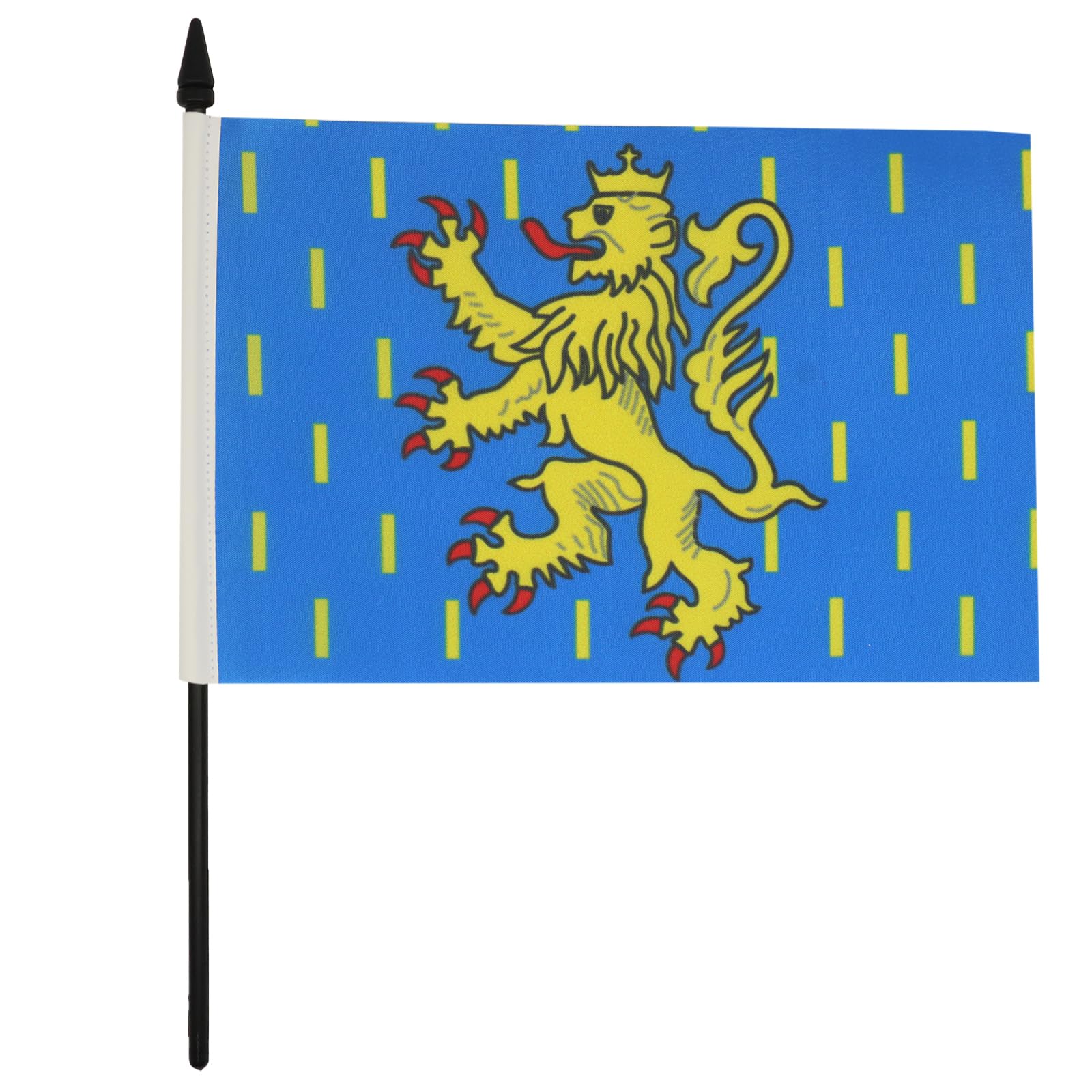 AZ FLAG Franche-Comté Table Flag 5'' x 8'', French region of Franche-Comté Office Decoration 100% Polyester 21 x 14 cm - Image 2