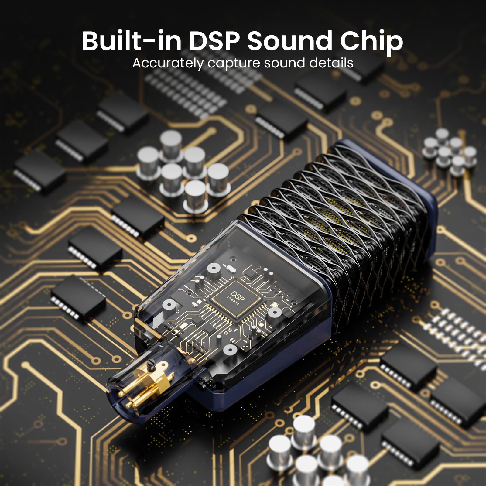 BASN BMS2 Microfono a condensatore cardioide (blu) | Microfono per registrazione da studio XLR, con diaframma grande, interamente in metallo, per podcasting, canto e streaming