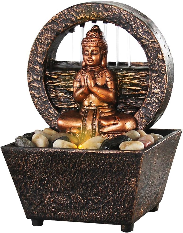 Newport Coast Collection LED Fountain (Tranquil Buddha Fountain)