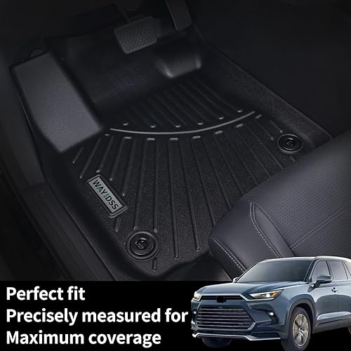 Miniatura 2 de Alfombrillas personalizadas para Toyota Grand Highlander 2024 (incluye híbrido) y Lexus TX, juego completo de 1, 2 y 3 fila, forro de TPE para todo