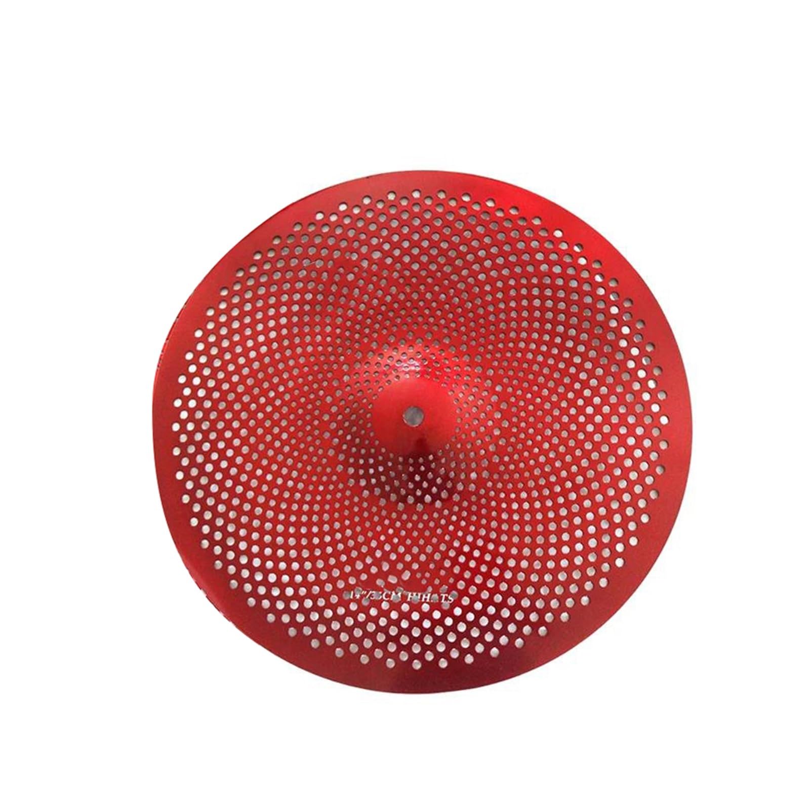 Cymbals Cymbale Muette En Alliage Cymbale Charleston Rouge De 14 Pouces Pour Batterie De Jazz