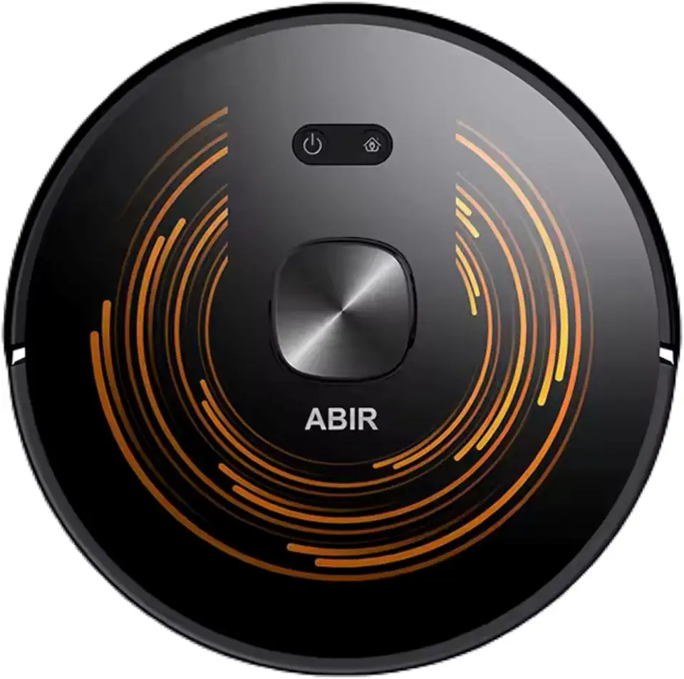 Robô Aspirador Abir X9 com Lidar Laser 6500Pa, Mapeamento 3D, Limpeza UV, Esterilizador, App em Português, Vários Andares