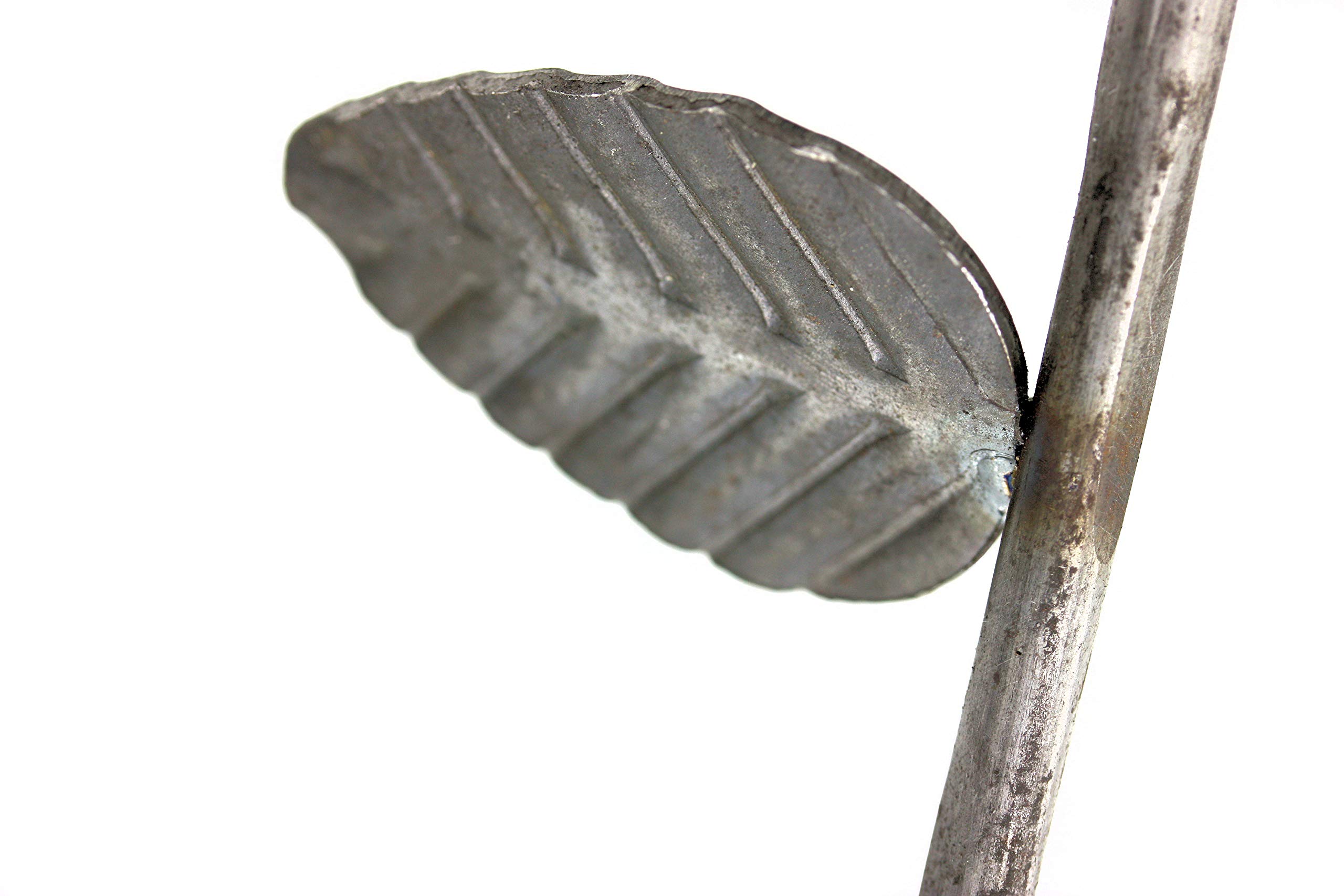 Rosa Decorativa In Ferro Battuto - 33 Cm - Per Giardino, Casa, Recinzioni - Foto 9