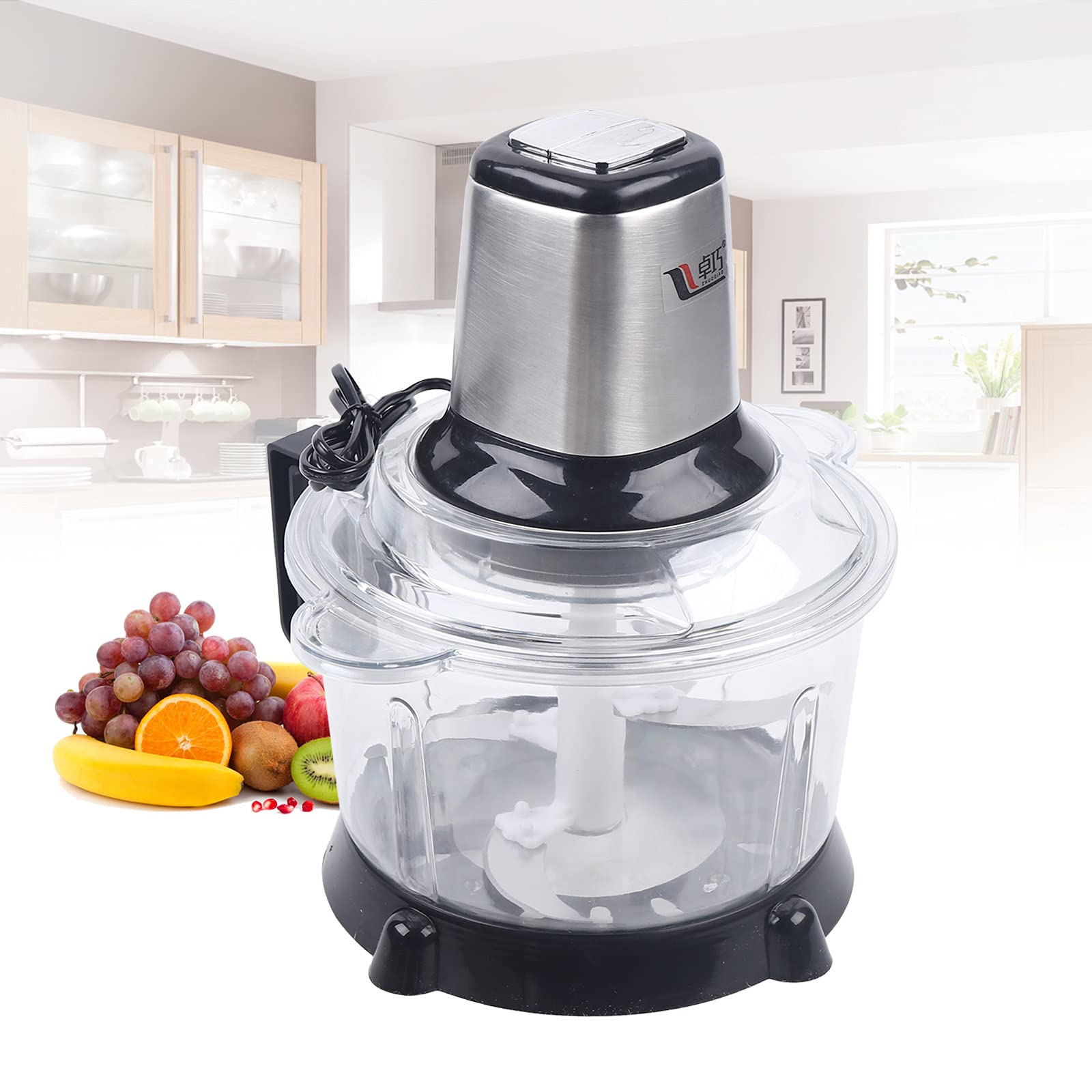 Fennnds Elektrischer Zerkleinerer - 300W 5L 4 Klingen Küchenhacker