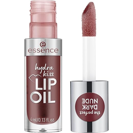 Essence Cosmetics Hydra Kiss Moisturizing Lip Oil Healing with Oils, Gloss, Dewy, 2ml