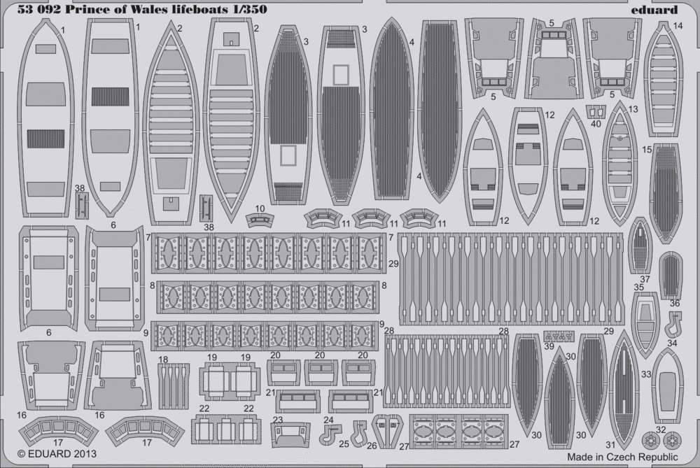Eduard Photoetch 1:350 - HMS Prince of Wales Lifeboat (Tam)