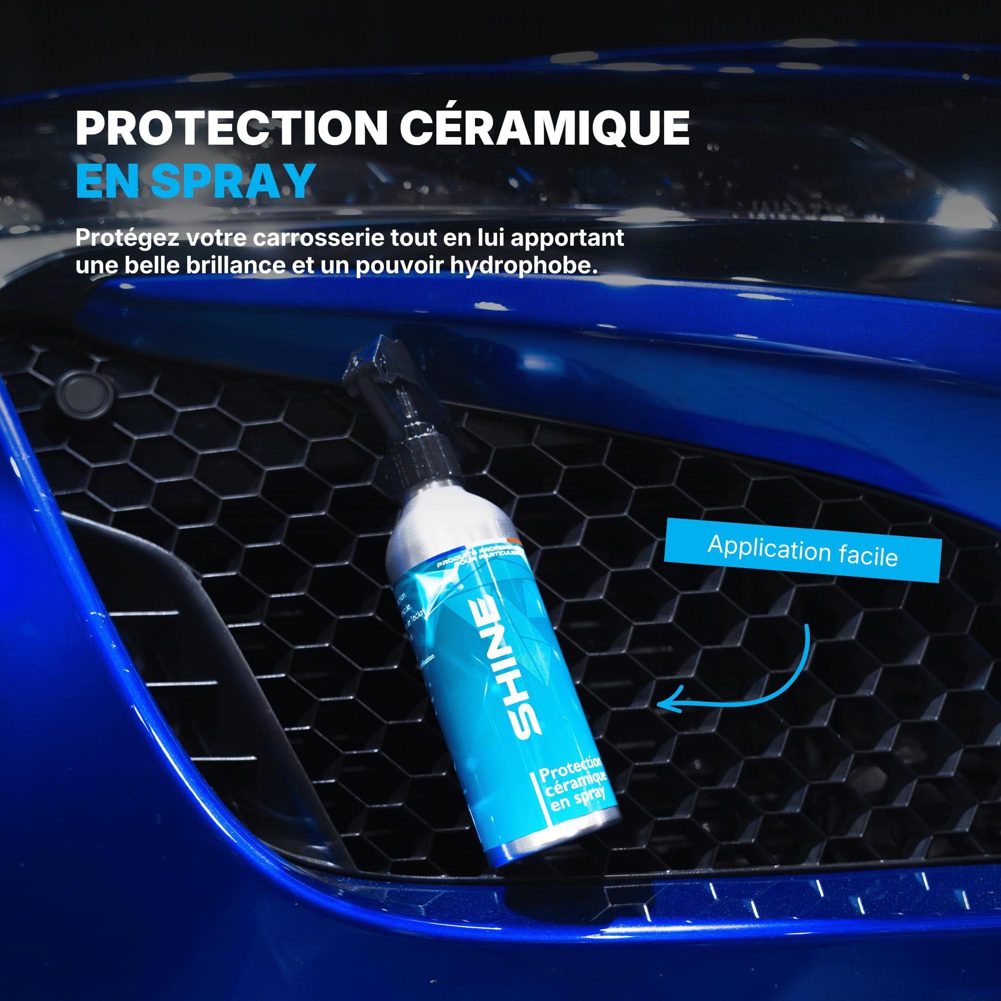 SHINE - Protección de cerámica - 200 ml - Protege tu vehículo con una barrera duradera contra los elementos exteriores
