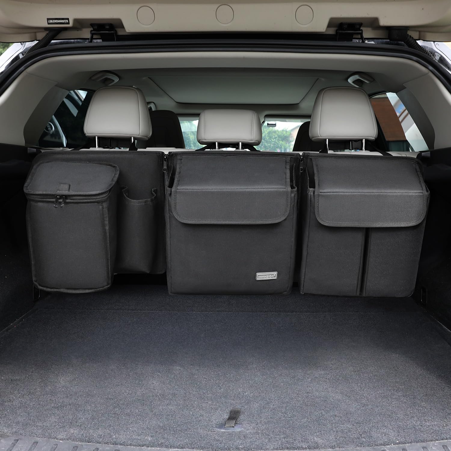 MARKSIGN Deluxe Trunk and Backseat Organizer for Medium or large size SUVs & RVs, Detachable Storage Modules with Built-in Cooler, Patent Pending