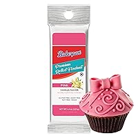 Vista 7 de Bakerpan Fondant blanco enrollado prémium para decoración de pasteles, sabor a vainilla, 4.4 onzas (fabricado en Estados Unidos)