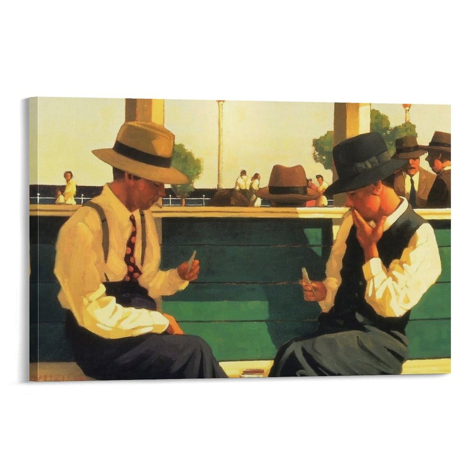 The Duellist by jack_vettriano Wall Art Prints Poster Canvas Poster Wall Art Picture Prints Hanging Photo Decor Home Posters Artworks 08x12inch(20x30cm)