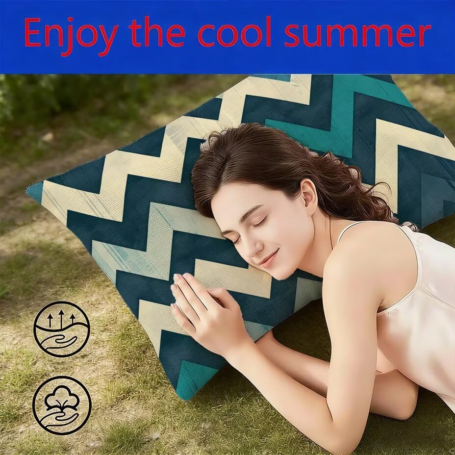 Housses de coussin de jardin 40x80 cm turquoise extérieur imperméable - 4