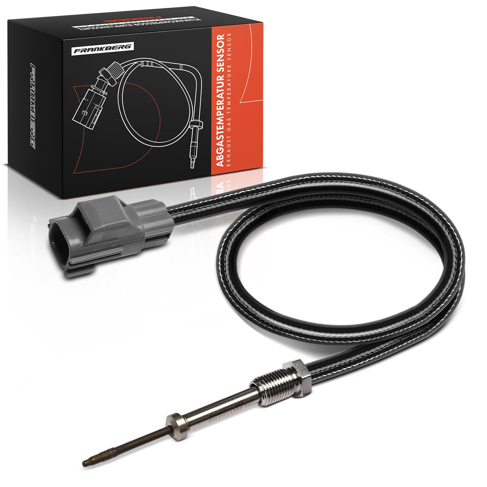 Frankberg Sensor de temperatura de gases de escape | AV4112B591AB; Compatible con: K.u.g.a I, K.u.g.a II DM2