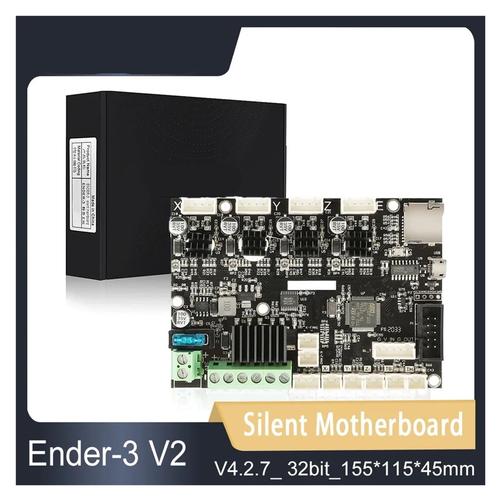 Kompatibel mit Creality, Ender 3 V2 V4.2.7 Mainboard