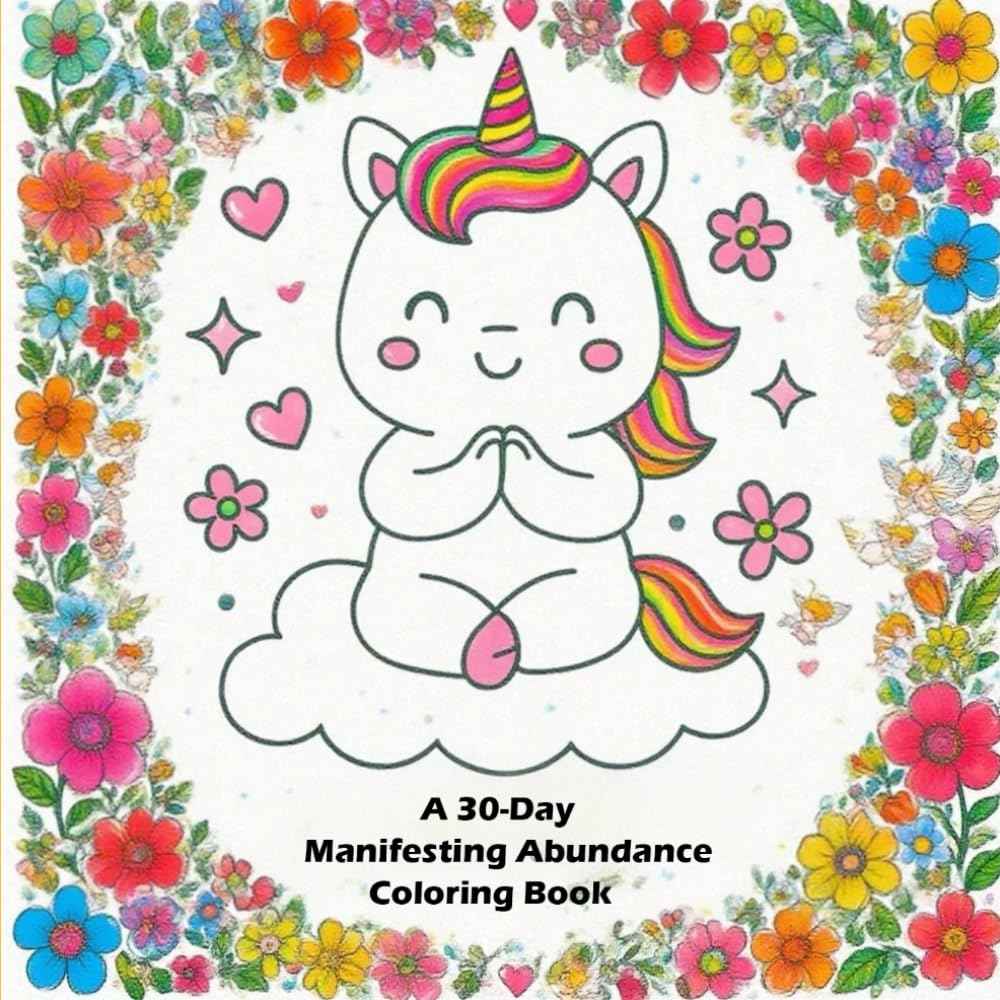 A 30-Day Manifesting Abundance Coloring Book: Manifesting Abundance Coloring Book: A Relaxing Journey to Attract Your Dreams