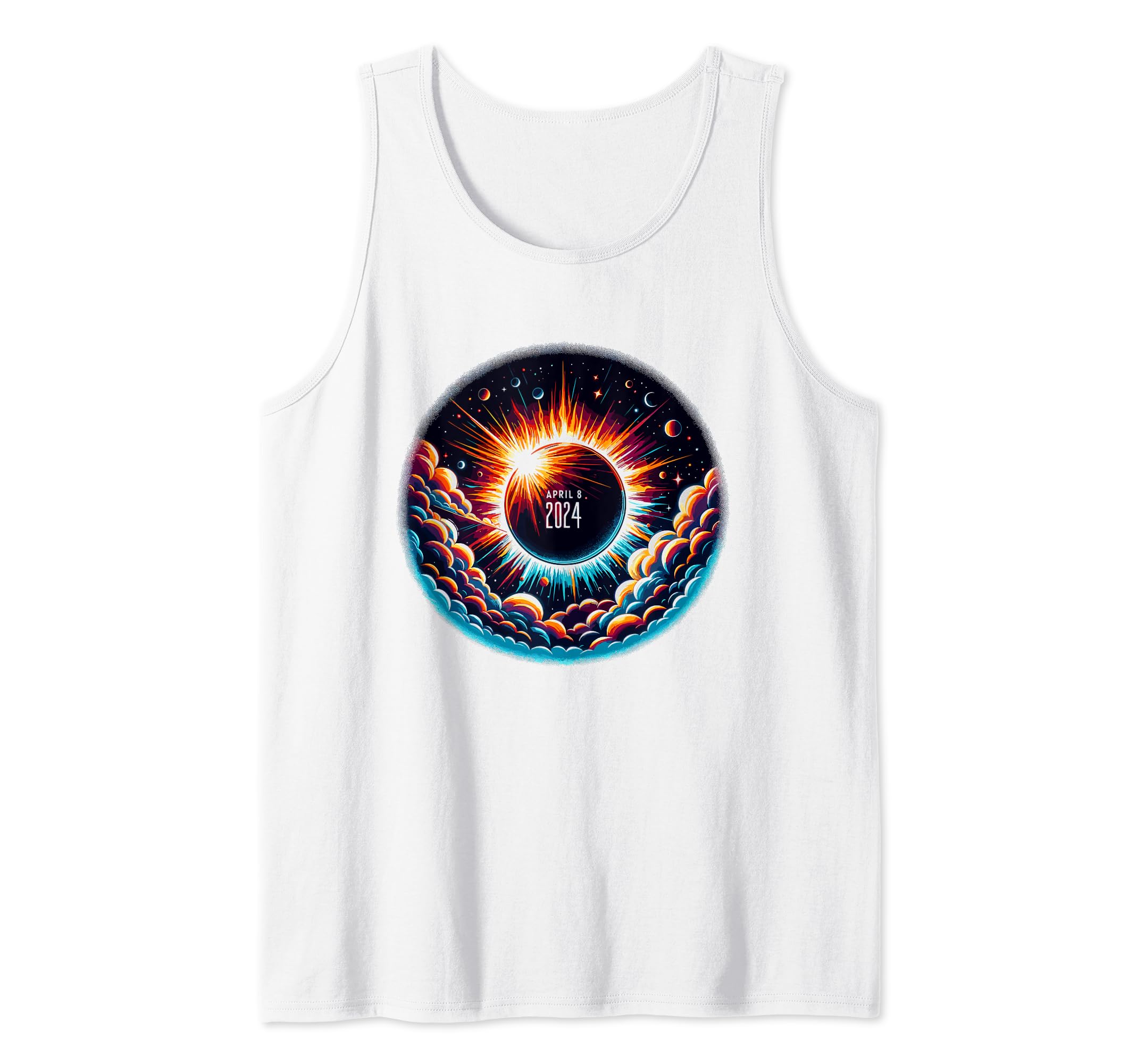 Solar Eclipse Spectacle - April 8, 2024 Tank Top
