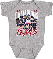 Vista 1 de 500 LEVEL Texas Baseball Champions 2023 - Body de una pieza para bebé Gris brezo