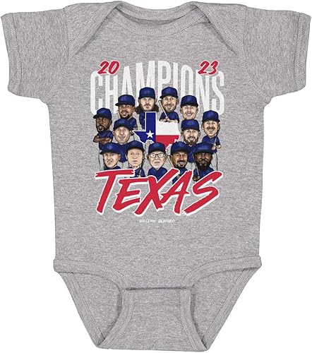 500 LEVEL Texas Baseball Champions 2023 - Body de una pieza para bebé