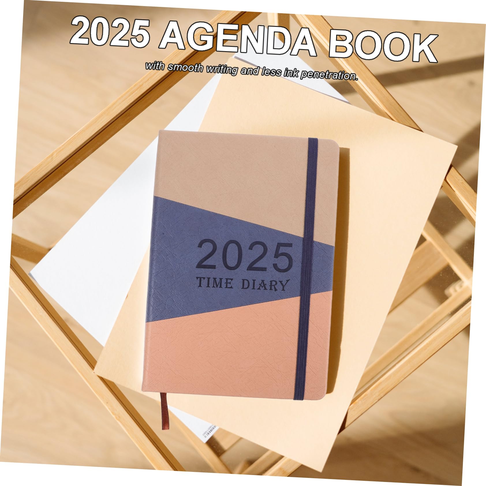 Ładny notatnik, spersonalizowany notatnik, planer biurowy na rok 2025 Planista dla nauczycieli Plan dzienny Notatnik Notatnik planowania Planer tygodniowy Harmonogram biura(Purple)
