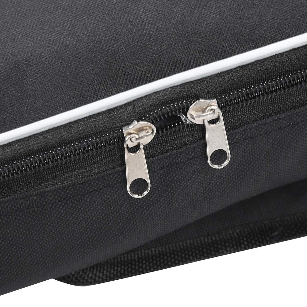 LiebeWH Custodia per Mandolino Borsa da Concerto Borsa per Mandolino in Tessuto Oxford Doppia Cerniera Custodia per Chitarra Addensata con Tasche Laterali