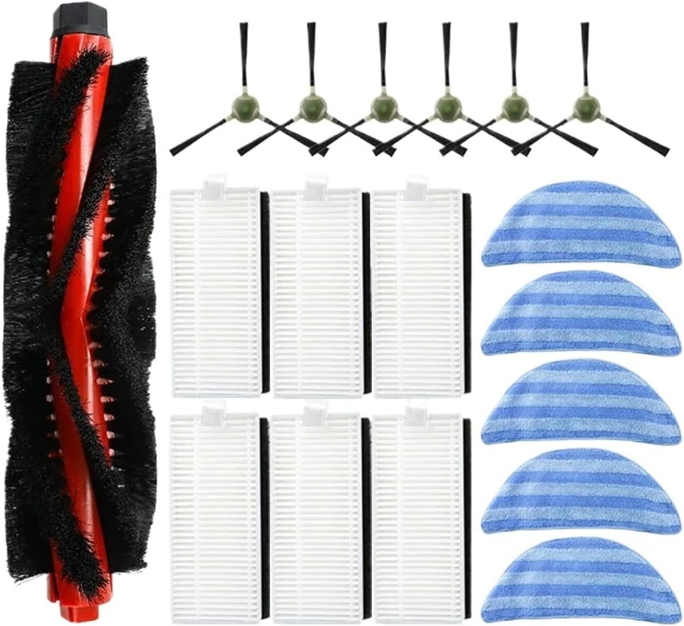 Compatible for Lefant M200 M201 M520M M571 T700 Robot Vacuum Scrub Brush Side Brush HEPA Filter Rag Replacement Parts