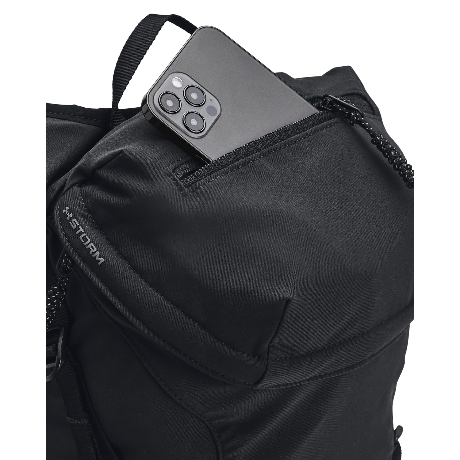 Under Armour 1378411 Mochila de Entrenamiento Flex Trail Backpack Unisex, Unitalla, Color Negro, Negro, talla única, Casual