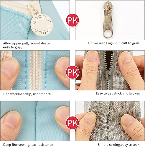 Miniatura 35 de EASTHILL - Cartuchera de gran capacidad, cartuchera simple, material de papelería para la escuela, universidad, oficina, organizador para chicas