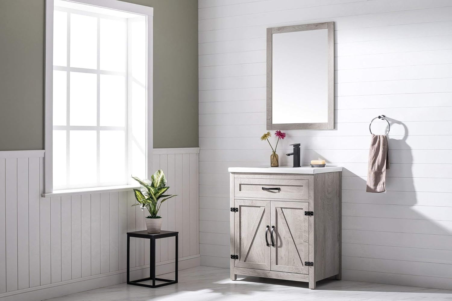 Best Cyber Monday 🔥 Ethan 24 Modern Farmhouse Single Bathroom Vanity