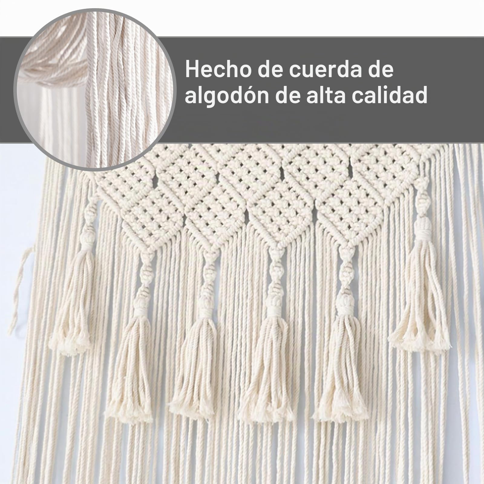 Cortina colgante para puerta, cortina bohemia, macramé, macramé, cortina de puerta de macramé, colgante de pared, decoración de balcón, estilo bohemio, cortina de macramé para puertas, ventanas