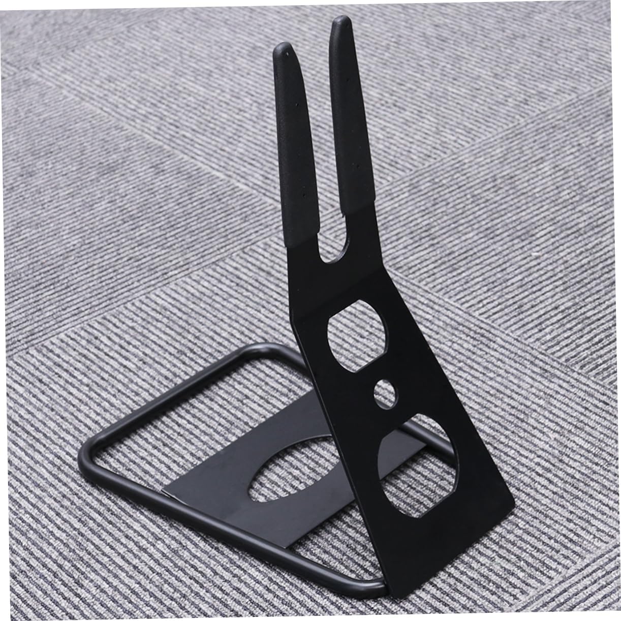 Alasum Metal Bike Parking Rack Stand Portable Arm for Mountain Lightweight Sturdy Design for Garage Exhibition and Retail Display Black Color